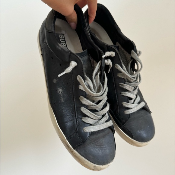 Men’s Golden Goose Superstar Sneakers - Size 43 / 10 - Picture 6 of 7